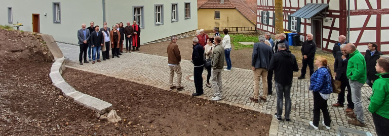 Sondheim Pfarrhaus Eröffnung Freigelände 1