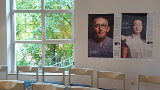 Münnerstadt Ausstellung "Gesichter des Friedens", 2 Plakate