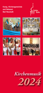 Titelblatt Jahresprogramm Kirchenmusik NES